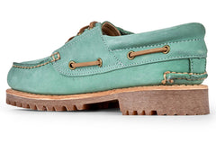 Timberland Authentic 3 Eye Lug - Medium Green Nubuck
