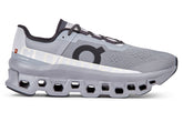 On Cloudmonster - Alloy/Silver