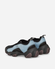 Suede Flesh Sandals Stone Blue