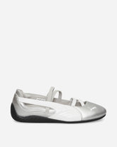 Women's Speedcat Ballet Metallic Shoes Silver / White