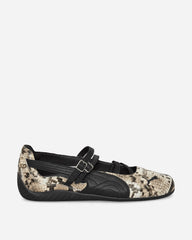 Women's Speedcat Ballet Snake Print Shoes Black / Vapor Gray