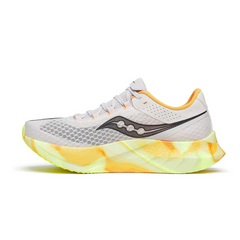 Saucony Men's Endorphin Pro 4 Road Ruuning Shoes (Fog/Peel)
