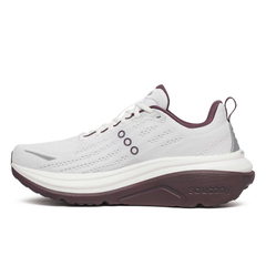 Saucony Men's Hurricane 25 Road Running Shoes (White/ Wine)