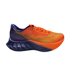 Saucony Unisex's Endorphin Pro 4 Road Running Shoes (Pepper/ Navy)