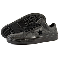 Converse Cons - One Star Pro OX (Black/Black/White) *SALE