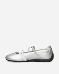 Women's Speedcat Ballet Metallic Shoes Silver / White