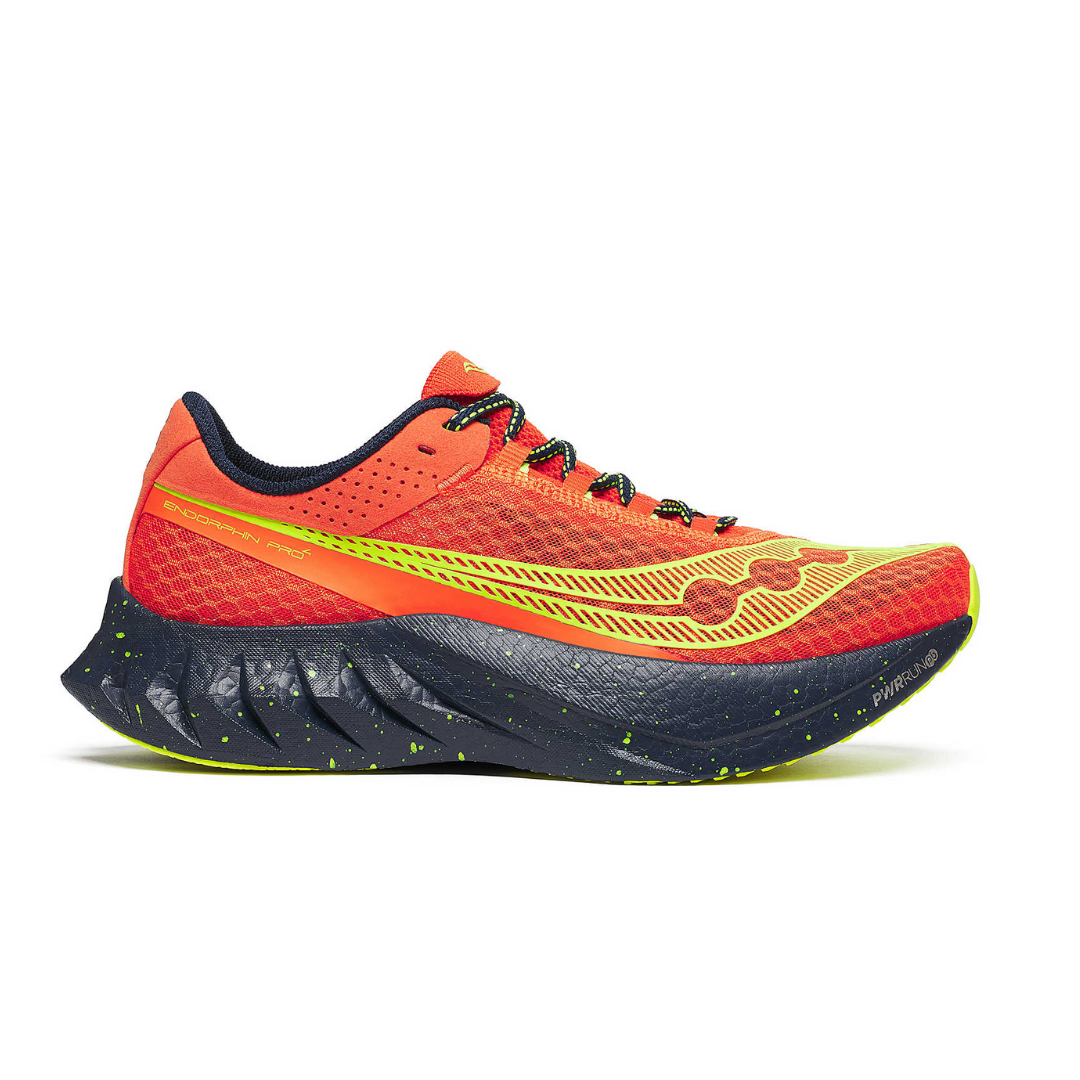 Saucony Men's Endorphin Pro 4 Road Running Shoes (Pepper/ Navy)