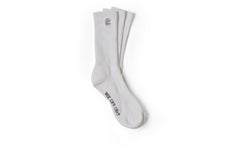SC Logo Socks - White/Black (3 pack)