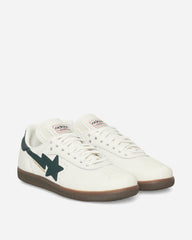 BAPE Samba Sneakers Off White / Shadow Green